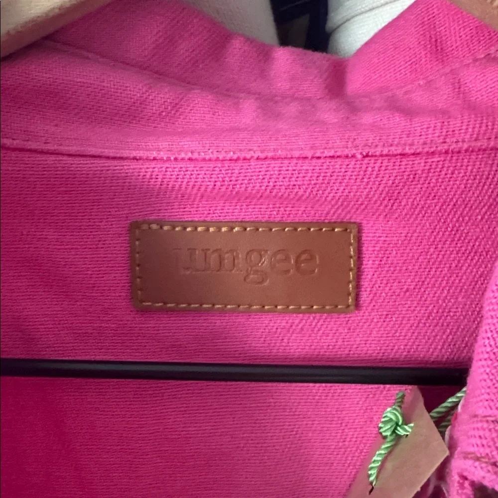 NWT Umgee Hot Pink Animal Print Button-Up Jacket - Picture 2 of 5